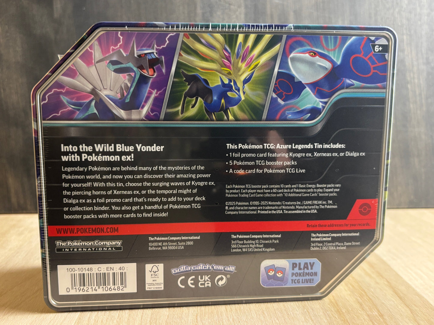Azure Legends Tin - Xerneas