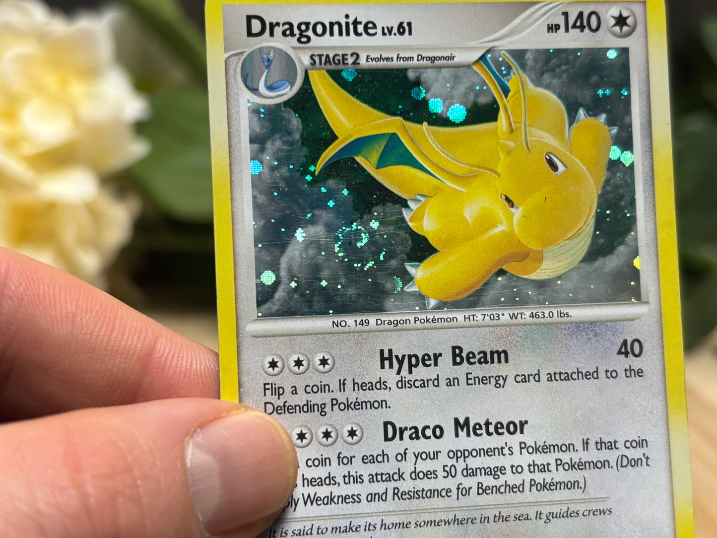 Dragonite Holo *SWIRL* - Legends Awakened #2/146 - MP