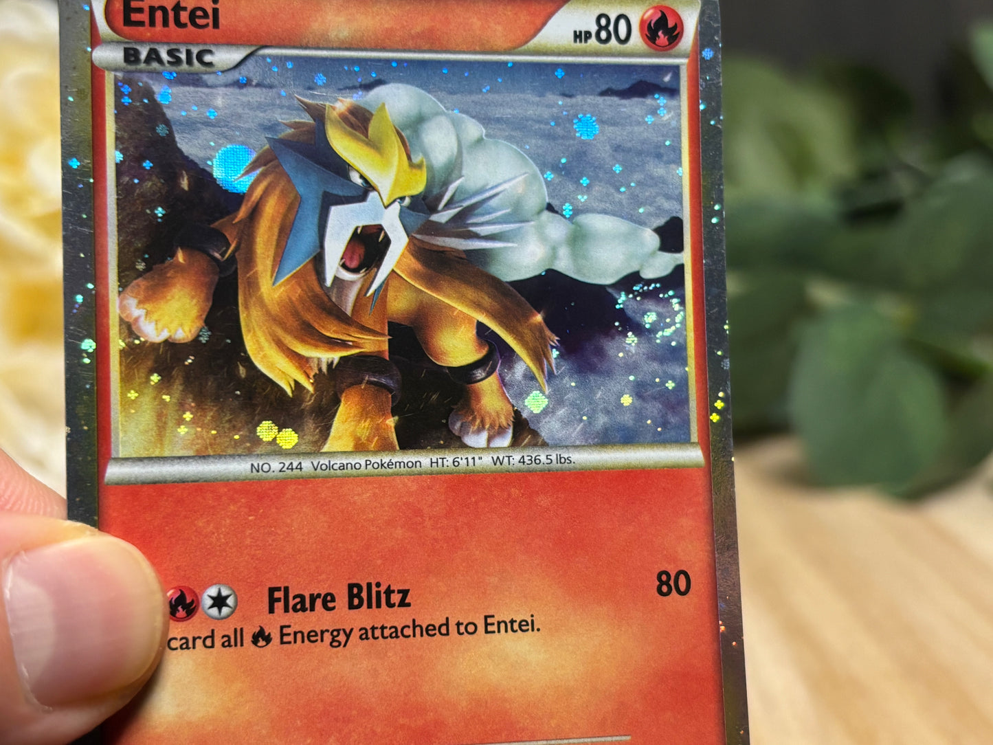 Entei Shiny *Swirl* - Promo #HGSS20 - LP
