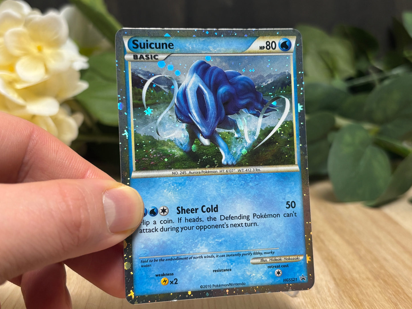 Suicune Shiny - Promo #HGSS21 - LP