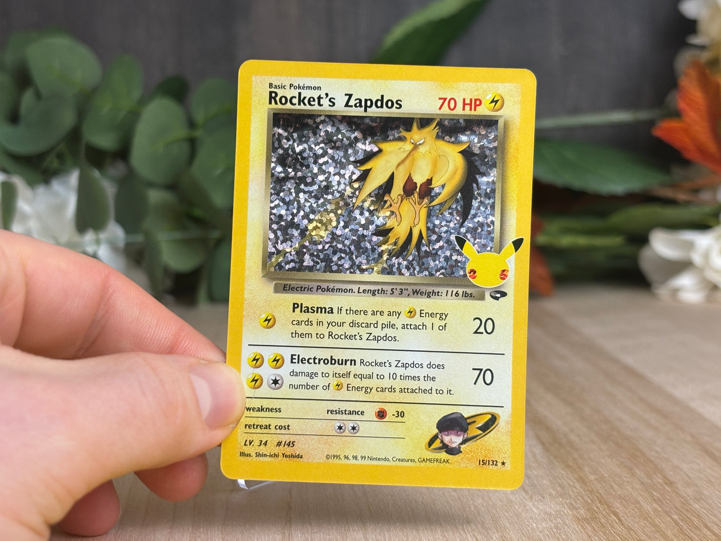 Rocket’s Zapdos - Celebrations Classic Collection - NM